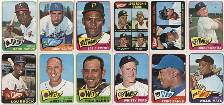 1965 Topps Baseball High Grade Complete Set (598)